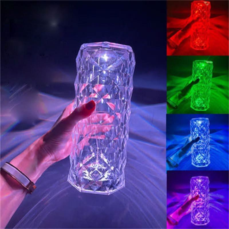 Kristallityylinen LED-koristelu lampu 