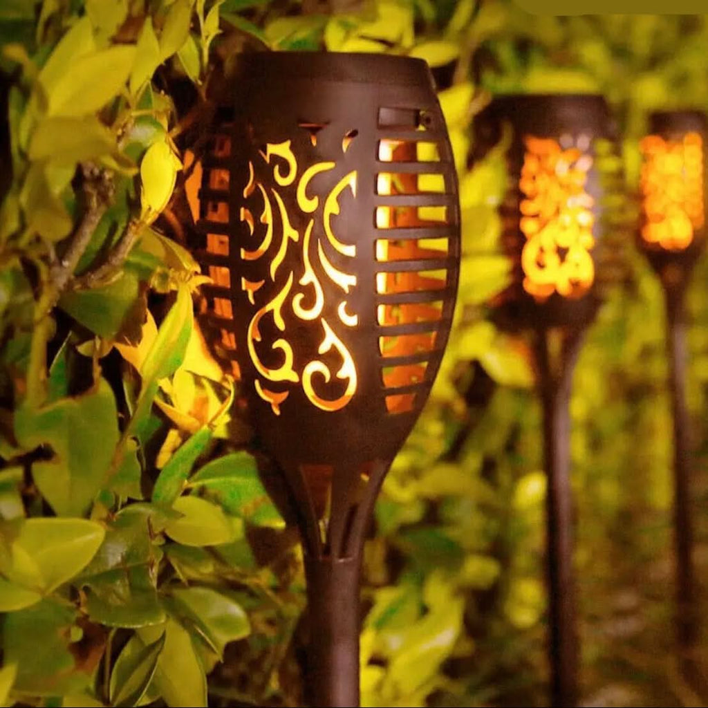 LED solarlampa – Realistisk låga utan eld 