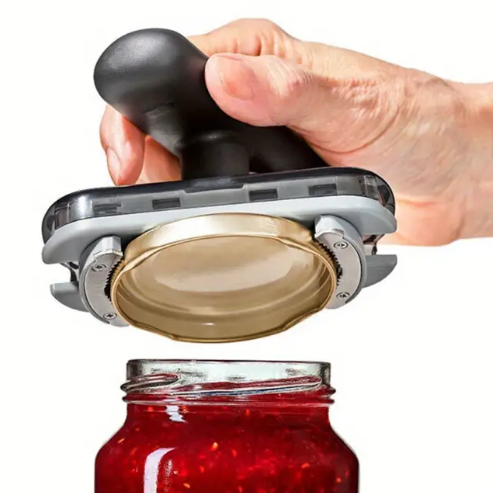 Abre frascos ergonómico para abrir sus frascos sin esfuerzo 