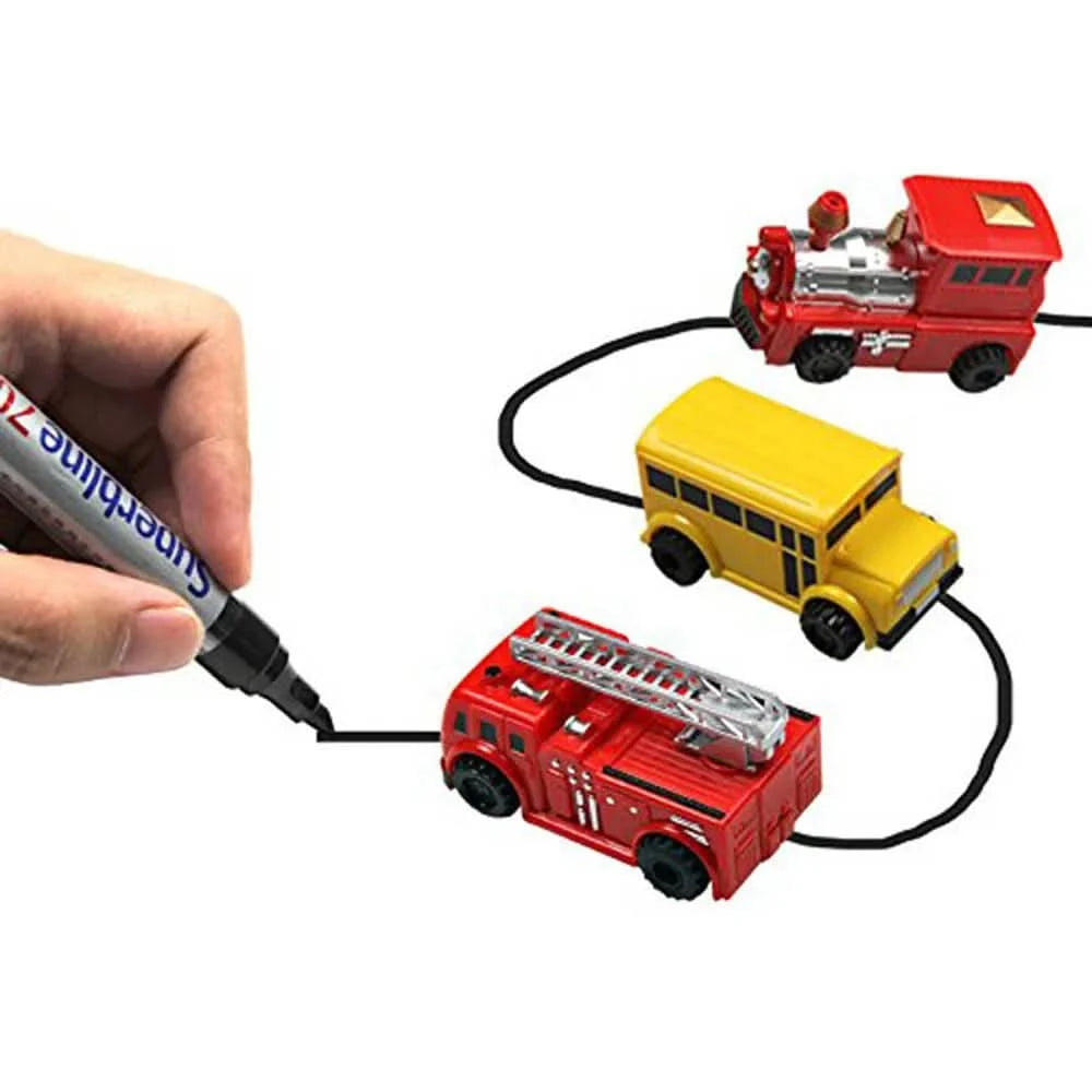 Magické auto, které následuje vaše kresby jako kouzlem 