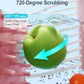 Perfect cleaning of fruits without effort or peeling 