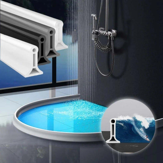 Barrière anti-eau flexible pour la douche – Pose facile