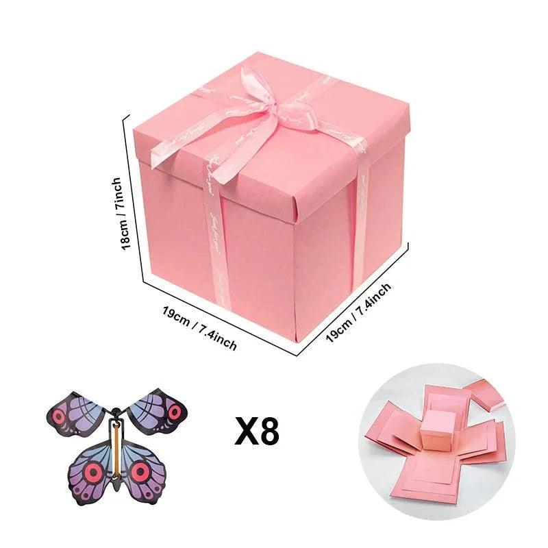 Eksplosjonsgaveeske for minner — Rosa, bilde 17