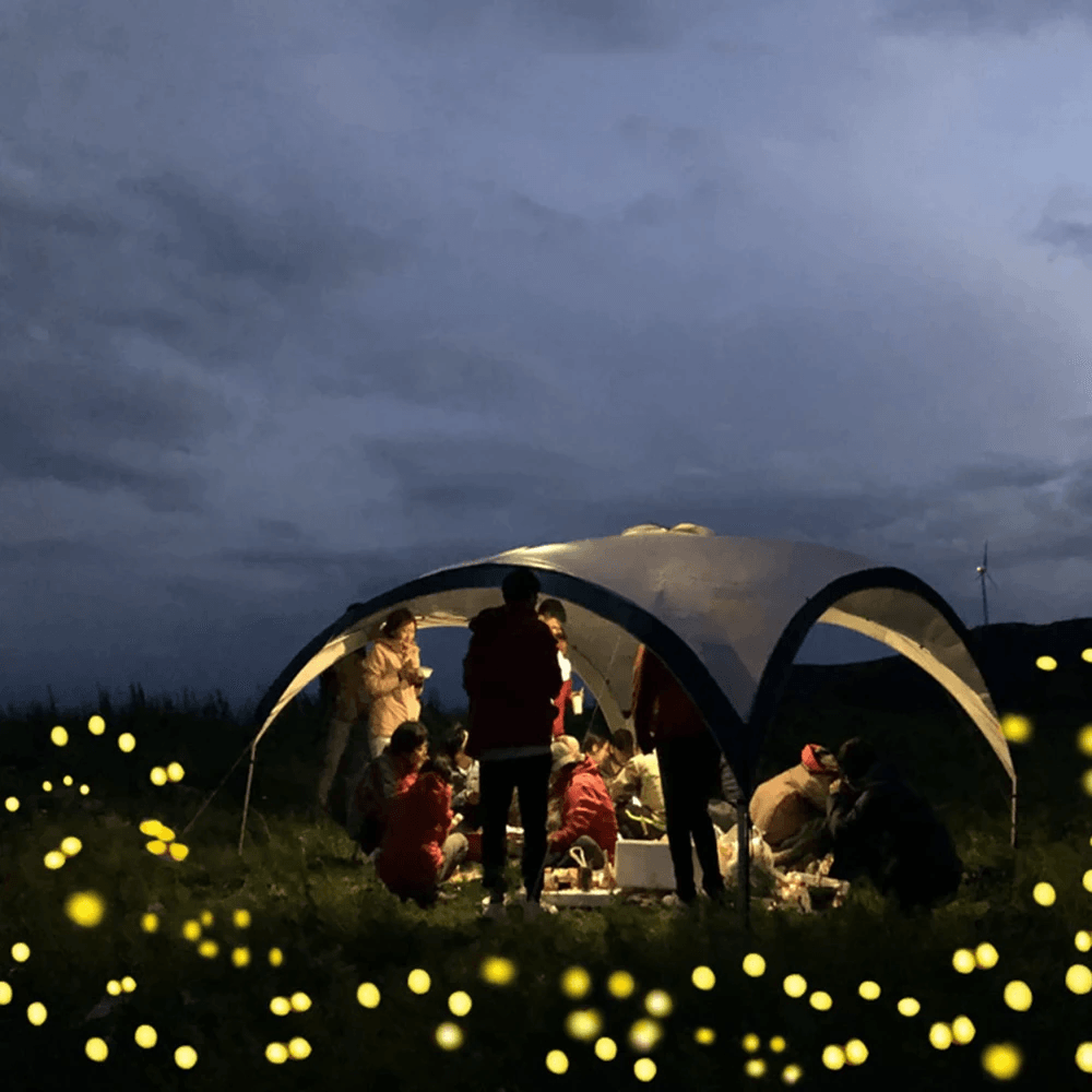 Gartenlampen mit Glühwürmchen 