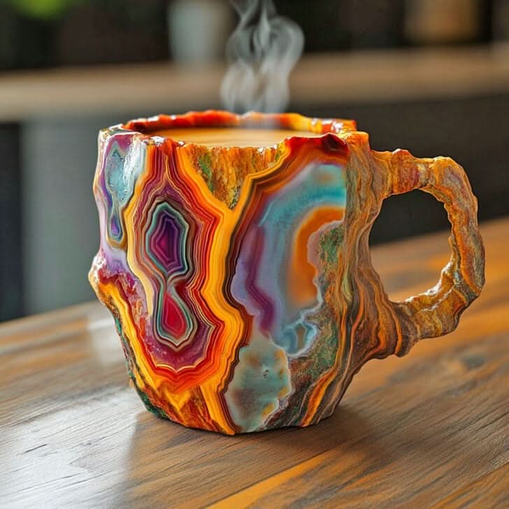 Kaffekopp i mineralglas – Naturlig elegans 