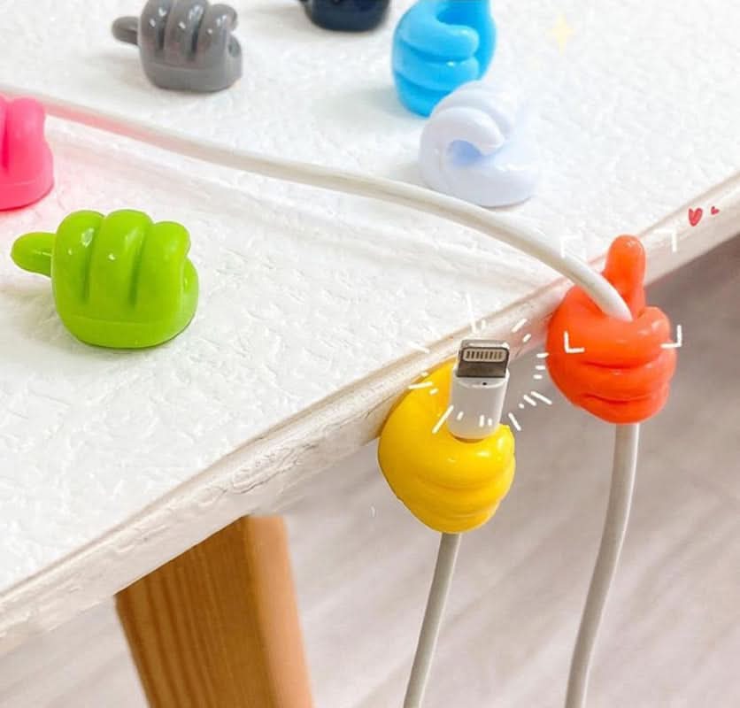 Ganchos inteligentes para cables, cepillos, auriculares y más (x10) 