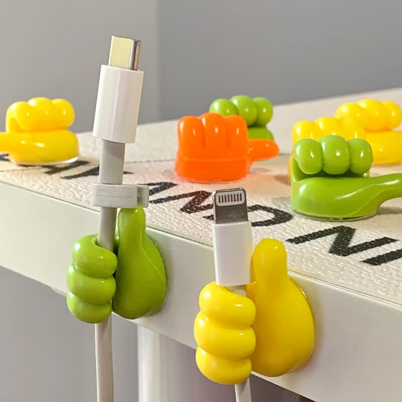 Ganchos inteligentes para cables, cepillos, auriculares y más (x10) 