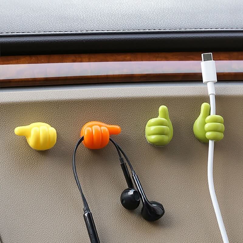 Ganchos inteligentes para cables, cepillos, auriculares y más (x10) 