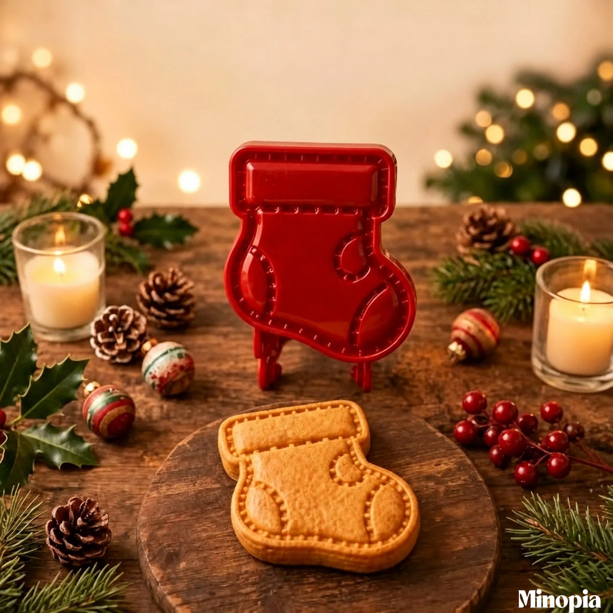 Weihnachtliche Mini-Gebäckformen – Backzubehör für die Herbstzeit, 16 lebensmittelechte Ausstecher