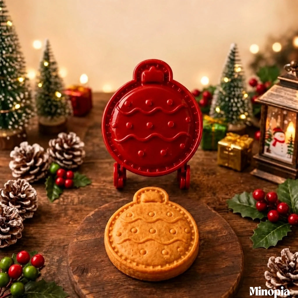 クリスマスのミニお菓子型 – 冬と秋のお菓子作りに、食品グレードの抜き型16種