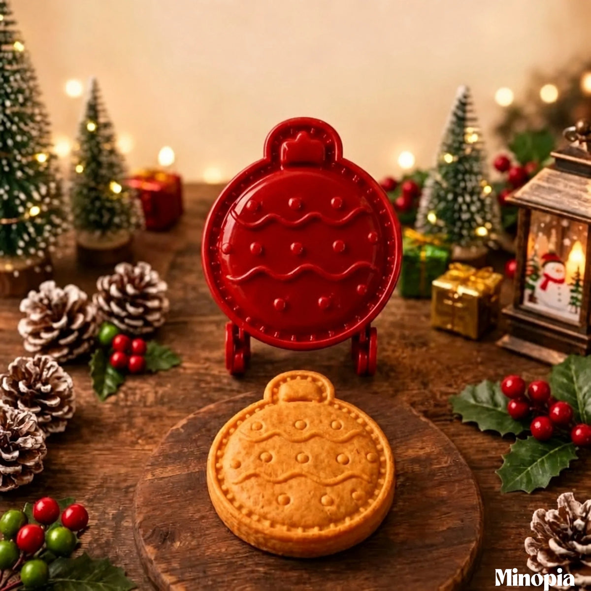 Weihnachtliche Mini-Gebäckformen – Backzubehör für die Herbstzeit, 16 lebensmittelechte Ausstecher