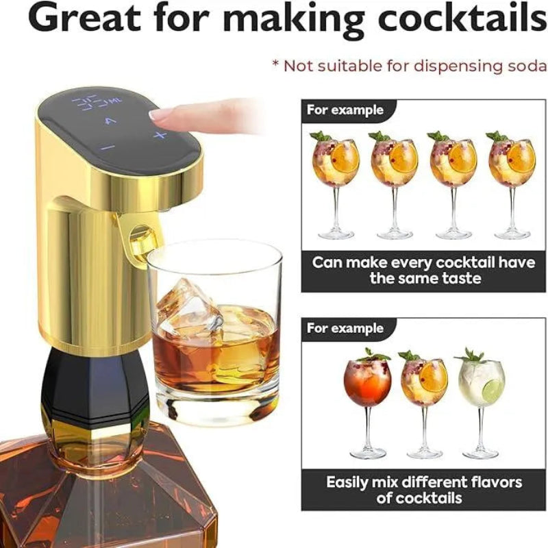 Versatore elettrico preciso per vino e bevande 
