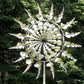 Sculpture rotative élégante pour jardin captivant