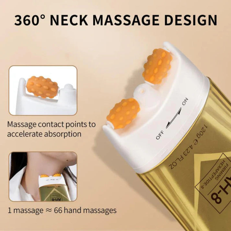 Crème raffermissante cou avec massageur intégré