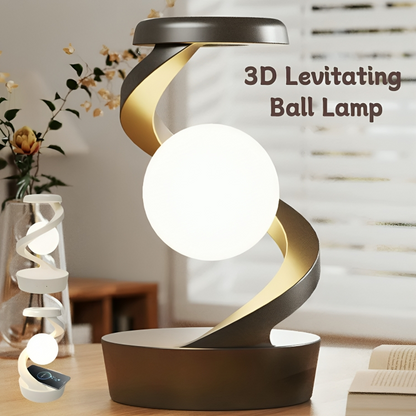 ワイヤレス充電器付きデザインLEDランプ 