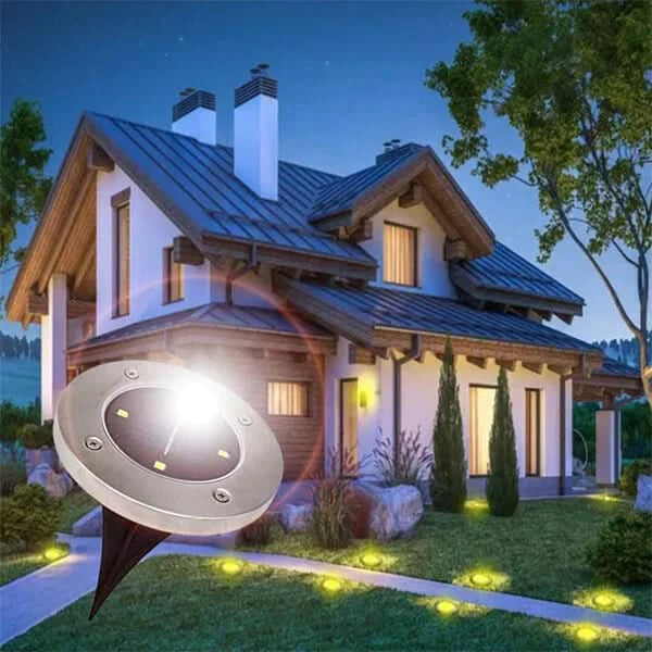 Dekorative Solarlampe für Außenwege (x4) 
