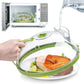 Microwave splash-proof steam lid 