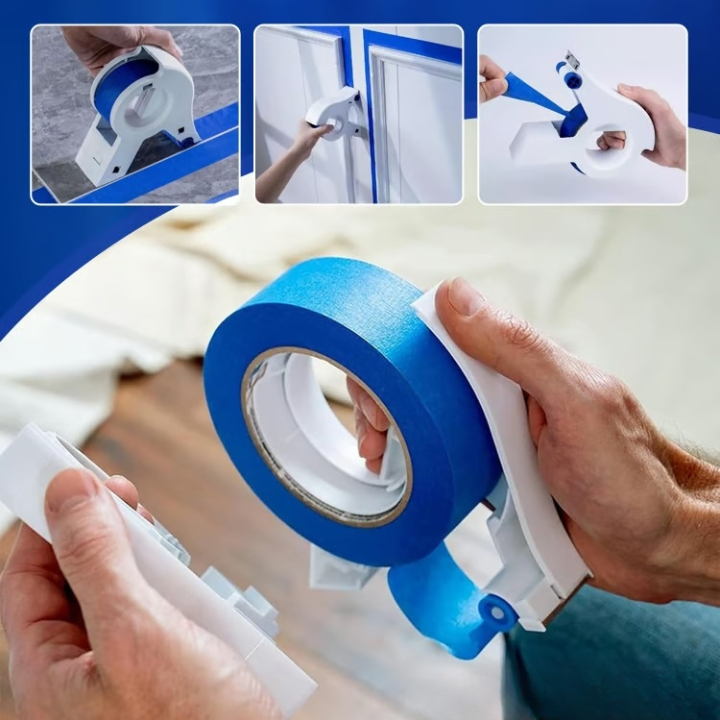 Applicatore di nastro di carta per finiture nette senza fatica