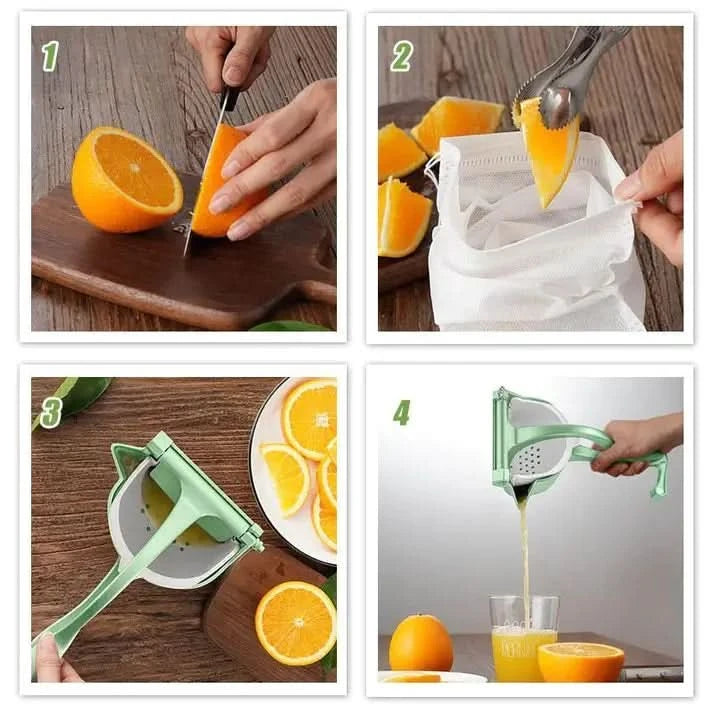 En hjemmelavet frisk juice uden besvær eller elektricitet 