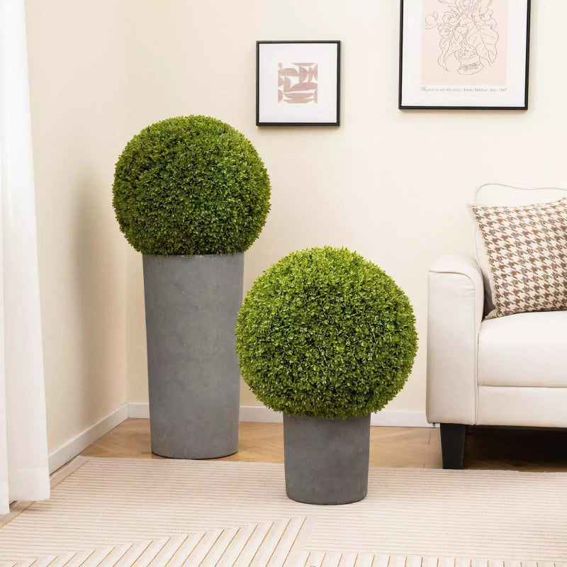 Naturlig eleganse uten vedlikehold for rommene dine (x2) 