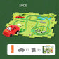 Circuit-puzzle éducatif avec véhicules électriques